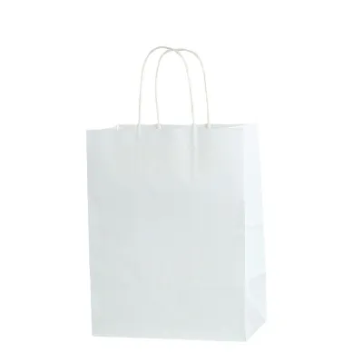 26*12*31cm Solid Color Portable Packaging Paper Bag