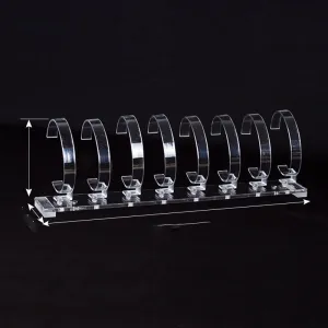 Fashion Acrylic Transparent Detachable Jewelry Watch Display Stand