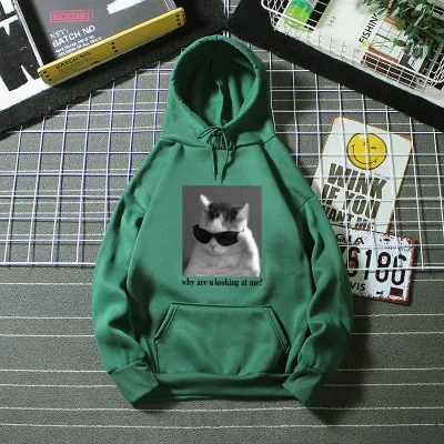 Men Casual Sports Skull Print Plus Size Long Sleeve Hooded Pullover