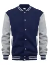 Navy Blue Lt.Grey Sleeve