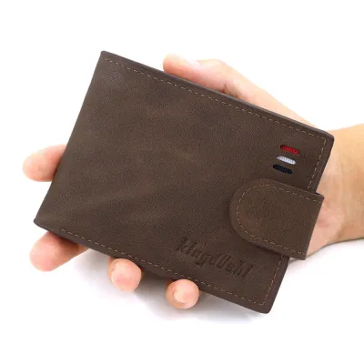 Men Fashion Multi-Function Multi-Card Zipper PU Wallet