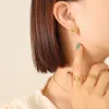 Gold Stud Earrings