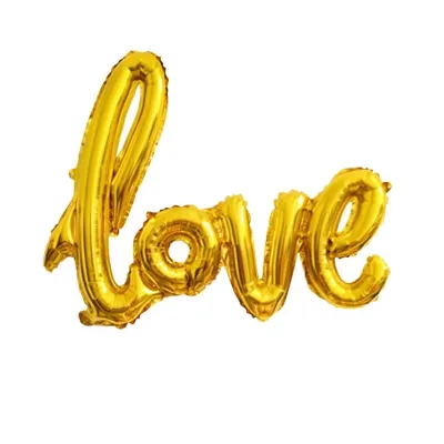 Valentine'S Day Big “Love” Letter Decoration Balloon