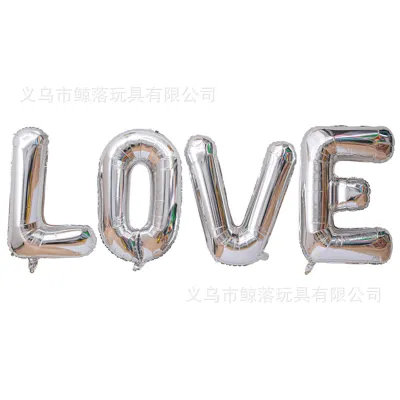 32 Inch Valentine'S Day Big “Love” Letter Decoration Balloon