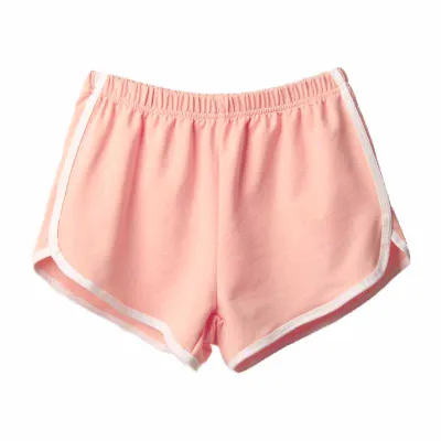 Women Edgy Cotton Casual Color Blocking Sports Shorts