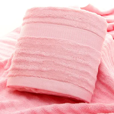 70*140cm Custom Logo Bamboo Fiber Soft Bath Towel