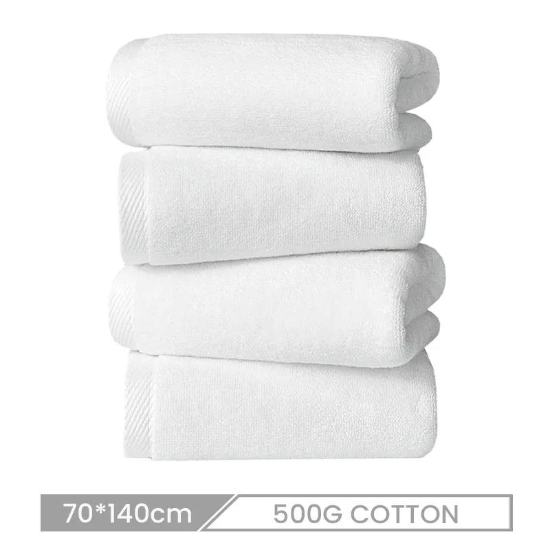 70*140cm Custom Logo 500G Cotton Bath Towel