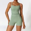 Tank Top Shorts Basil Green