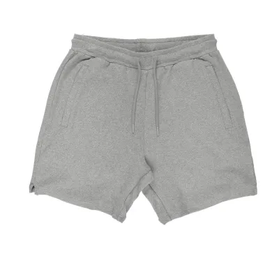 Men Basic Cotton Mid Waist Solid Color Shorts