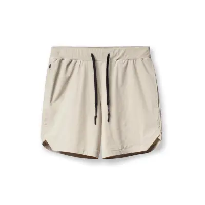 Men Casual Solid Color Lace-Up Sports Quick-Drying Shorts