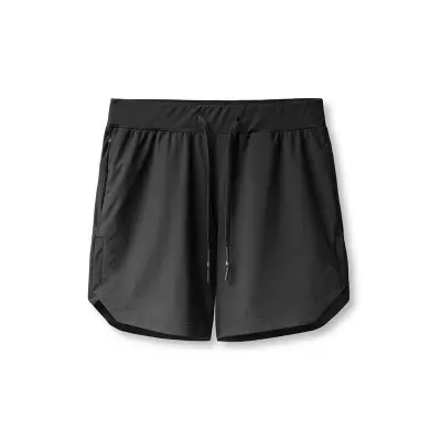 Men Casual Solid Color Lace-Up Sports Quick-Drying Shorts
