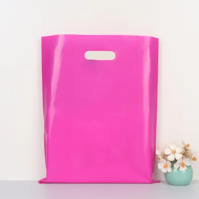 25*35cm Custom Multicolor Blank Plastic Shopping Bag