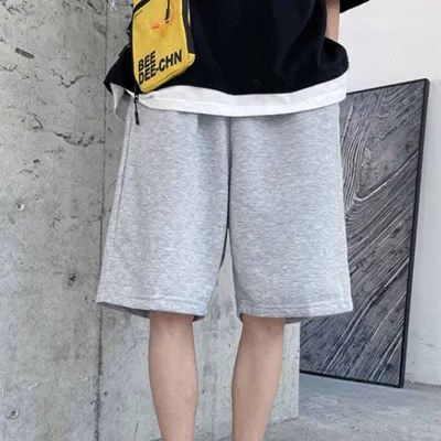 Men Casual Loose Straight Sports Shorts