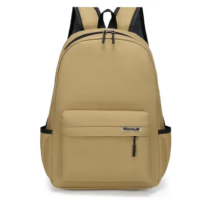 Children Fashion Girls Boys Color Matching Nylon Canvas Backpack School Bag for Kindergarten Pupils