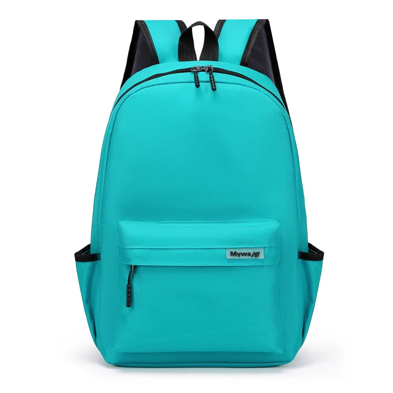 Children Fashion Girls Boys Color Matching Nylon Canvas Backpack School Bag for Kindergarten Pupils