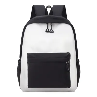 Kids School Backpacks Waterproof Color Matching Canvas Backpack