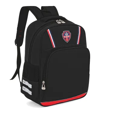 Children Fashion Waterproof Canvas Stripe Backpack School Bag for Primary School