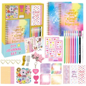 Fashion Creative Pen Notebook Tape DIY Diary Stationery Set