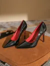 Black [8Cm Red Bottom Red]