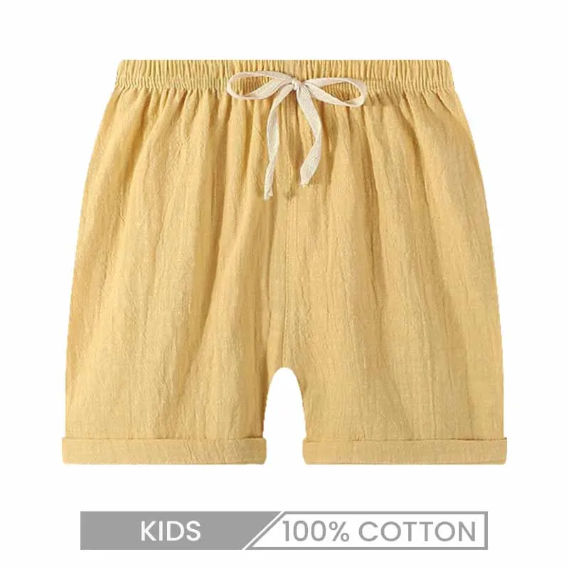 Kids Unisex Fashion Casual Basics Plain Color Shorts
