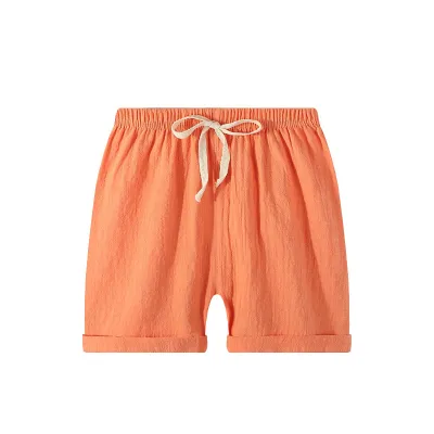 Kids Unisex Fashion Casual Basics Plain Color Shorts