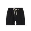 Black Linen Shorts