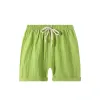 Cotton Linen Shorts Fruit Green