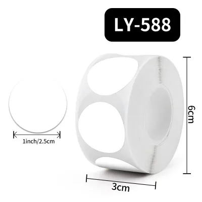 500 Pieces Multicolor Dot Round Seal Sticker for Stationery