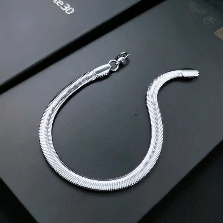 Men's Fashion Hip Hop Titanium Steel Geometric Bracelet