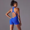 6660 Shorts Zip Jetsuit-Klein Blue