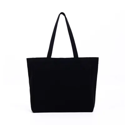 34*31*12cm Custom Blank Handheld Canvas Reusable Shopping Bag