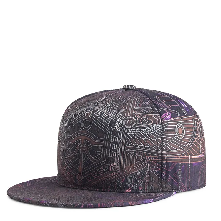 Fashion Casual Geometric Pattern Printed Polyester Baseball Cap