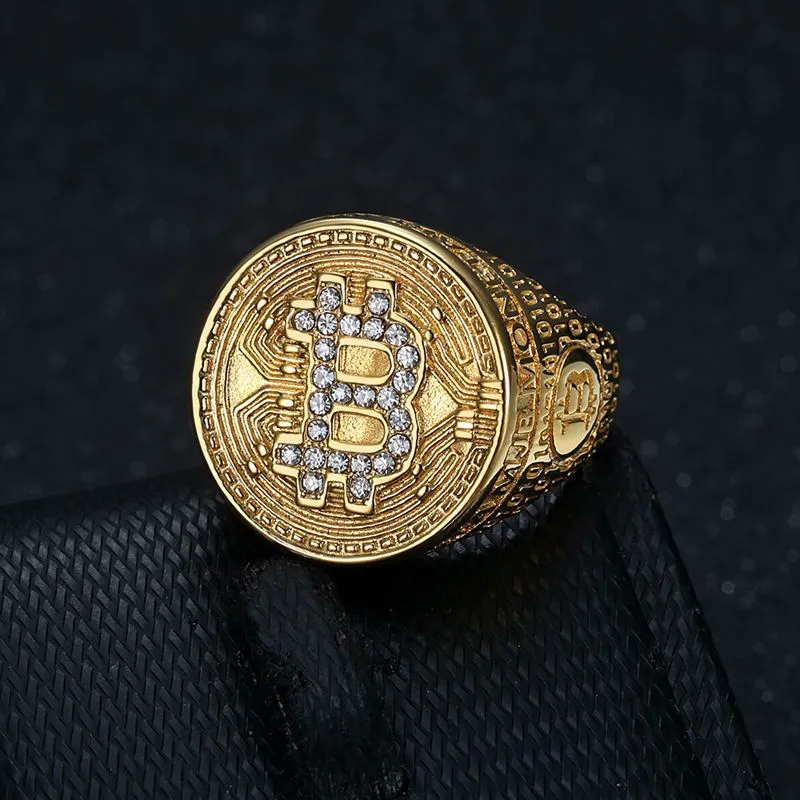 Men's Vintage Hip-Hop Stainless Steel Geometric Ring