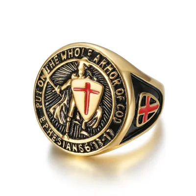 Men's Vintage Stainless Steel Ring