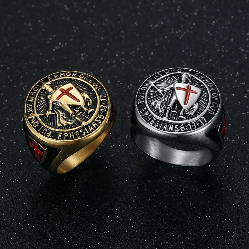 Men's Vintage Stainless Steel Ring