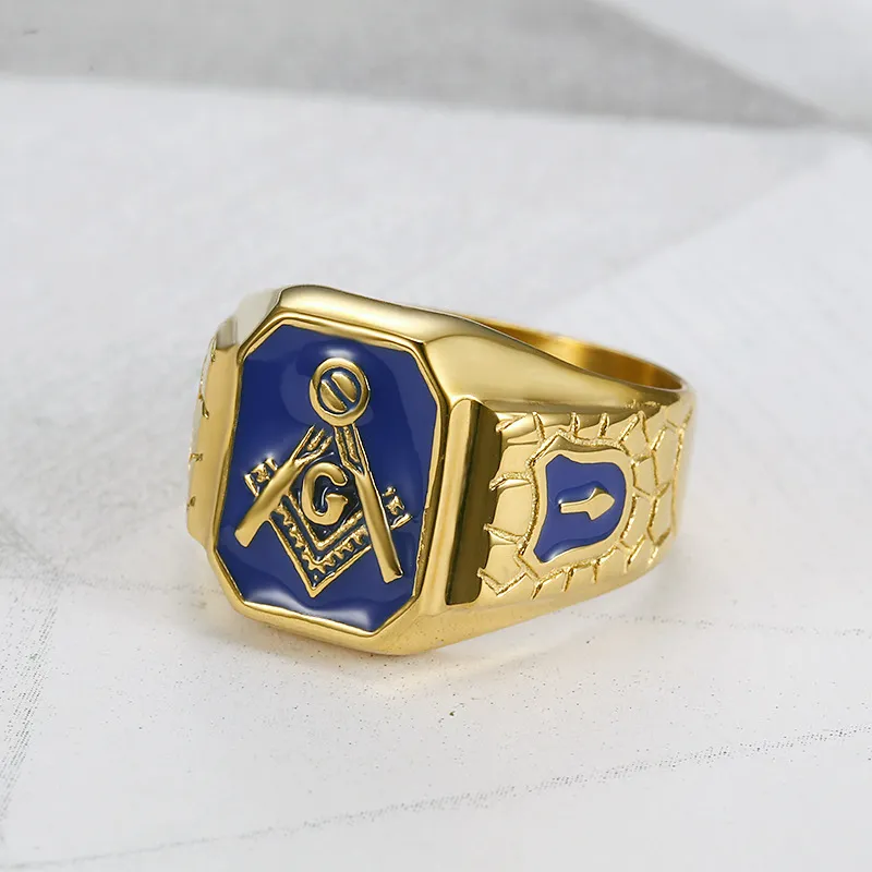 Men Vintage Titanium Steel Ring