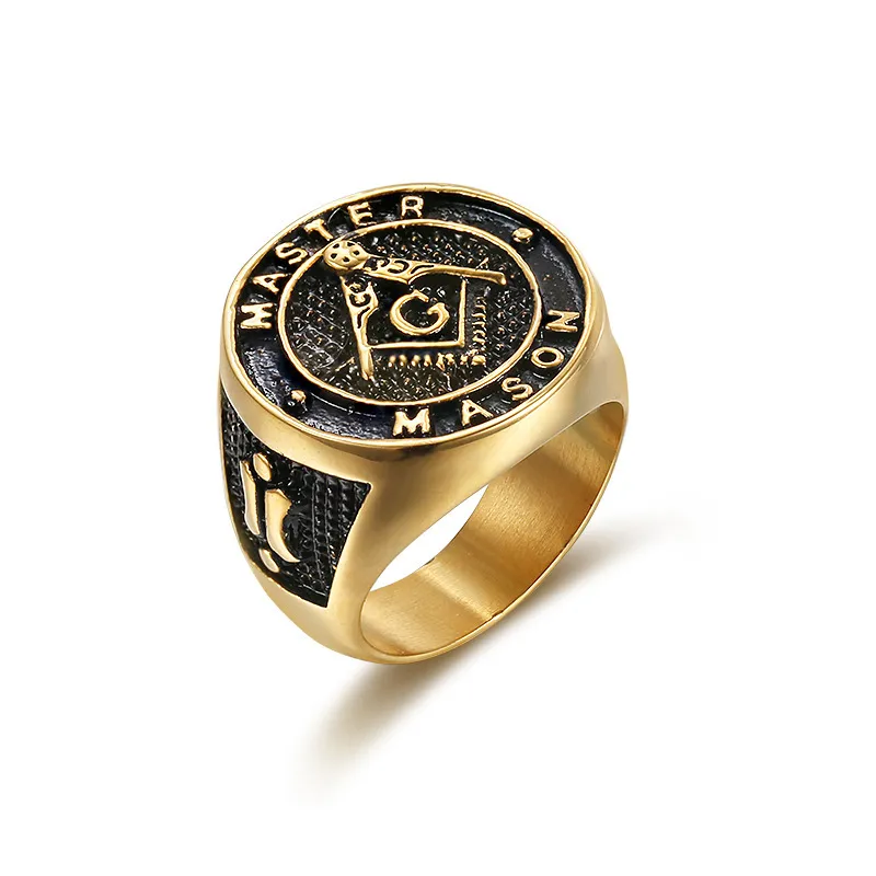 Men's Vintage Titanium Steel Fashion Ring