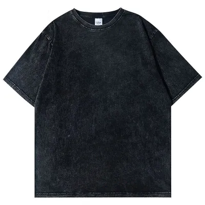Men Fashion Vintage Plus Size Short Sleeve Cotton T-Shirt with Animal Print