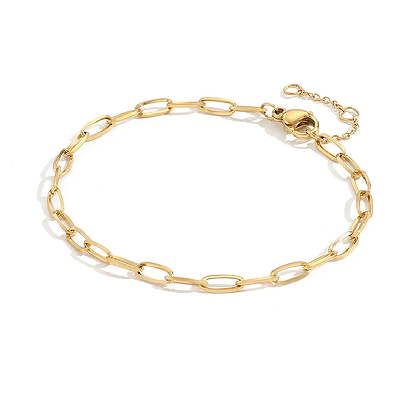 Women Fashion Simple Stainless Steel Bracelet