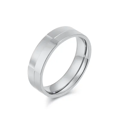 Fashion Simple Geometry Stainless Steel Ring
