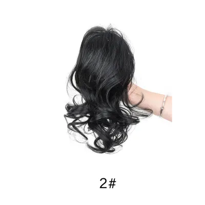 Fashion Short Curly Half-Tied Grab Wig High Temperature Wire Hair Bundle