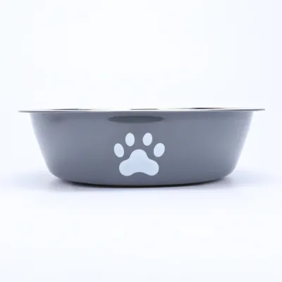 Large Capacity Stainless Steel Anti-Tumpling Dog Bowl for Home Pet Products