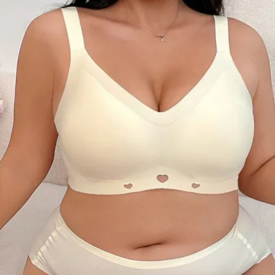 Women Fashion Sexy Plus Size Seamless Jelly Adhesive Bra