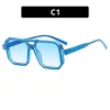 Transparent Blue Double Blue