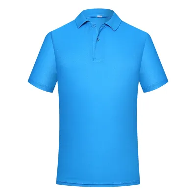 Men Business Casual Plus Size Solid Color Short Sleeve Lapel POLO Shirt