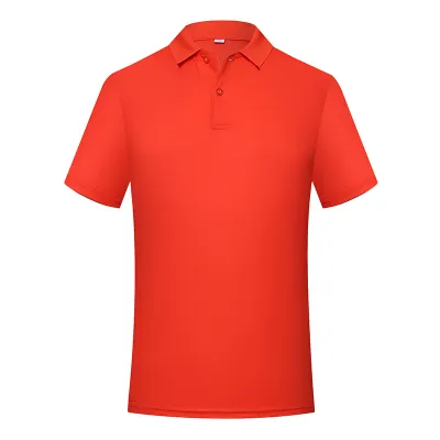 Men Business Casual Plus Size Solid Color Short Sleeve Lapel POLO Shirt