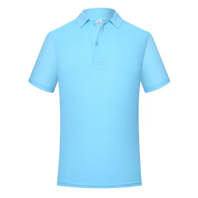 Men Business Casual Plus Size Solid Color Short Sleeve Lapel POLO Shirt