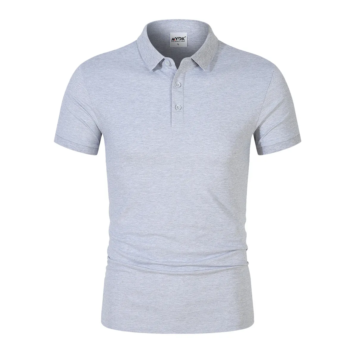 Men Business Casual Plus Size Short Sleeve Color Block Polo Shirt
