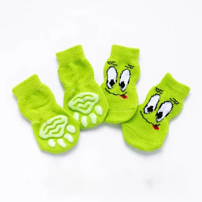 Fashion Cute Anti-Scratch Anti-Dirty Plaid Dog Cat Pet Socks