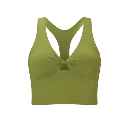 Women's Solid Color Short Suit Sports Yoga Bra